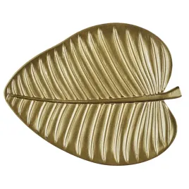 taca-dekoracyjna-lisc-30-cm-zlota-z-mdf-w-ksztalcie-liscia