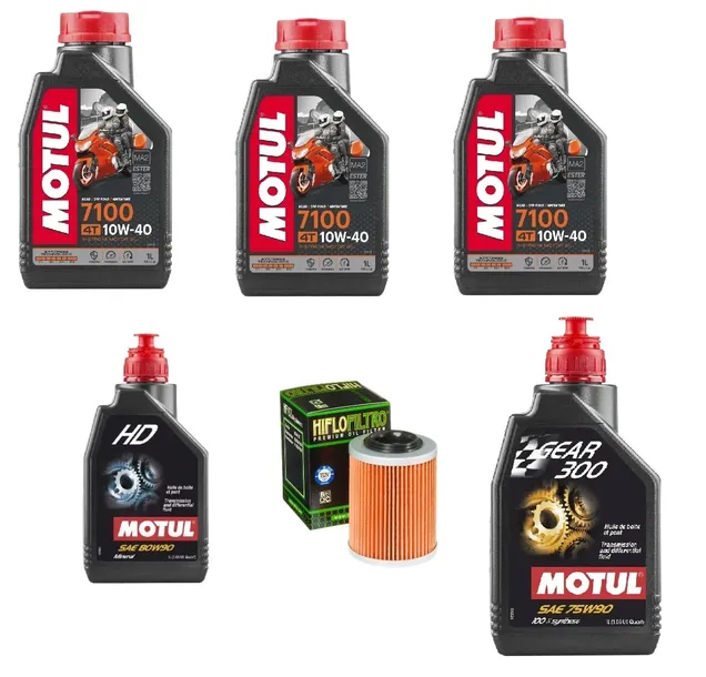 Olej Motul 7100 filtr CF MOTO 850 1000 Zestaw olejowy ATV