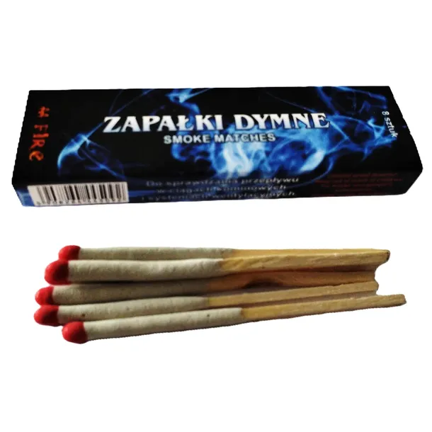 ZAPAŁKI DYMNE KOMINIARSKIE - 1 opakowanie 8 patyczków 98mm Mononegro