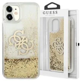 guess-pokrowiec-hardcase-do-iphone-11-61-xr-zloty-4g-big-liquid-glitter