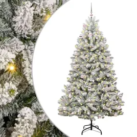 nowoczesne-sztuczne-drzewko-swiateczne-z-led-i-bombkami-240-cm-zielono-
