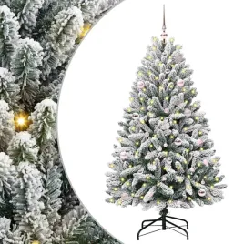 sztuczna-choinka-z-zawiasowa-konstrukcja-z-led-i-ozdobami-150-cm