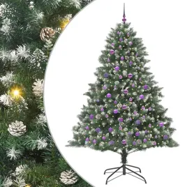 nowoczesna-sztuczna-choinka-z-tasmami-led-210-cm-zielona-minimalistyczn