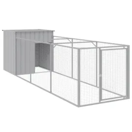 buda-dla-psa-z-wybiegiem-jasnoszara-110-x-405-x-110-cm