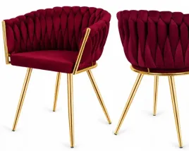 fotel-glamour-welurowy-burgundowy-krzeslo-warkocz-do-salonu-zlote-nogi