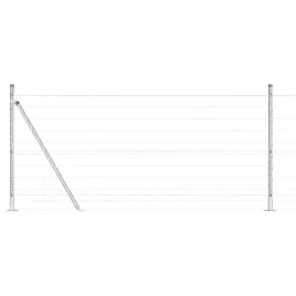 ogrodzenie-z-slupkiem-srebrny-08-x-10-m-stal