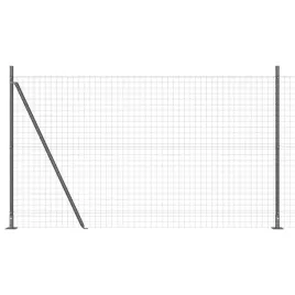 ogrodzenie-z-slupkiem-szary-15-x-10-m-stal-i-pvc