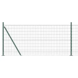 ogrodzenie-z-slupkiem-zielony-1-x-25-m-stal-i-pvc