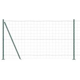 ogrodzenie-z-slupkiem-zielony-12-x-10-m-stal