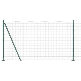 ogrodzenie-z-slupkami-zielony-1-2-x-10-m-stal
