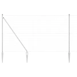 ogrodzenie-z-slupkiem-srebrny-15-x-10-m-stal