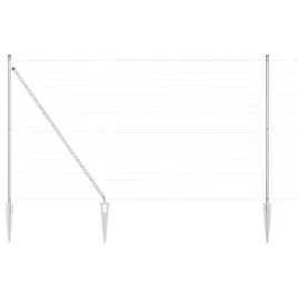ogrodzenie-z-slupkiem-srebrny-15-x-10-m-stal