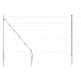 ogrodzenie-z-slupkiem-srebrny-12-x-10-m-stal