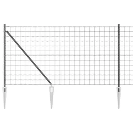 ogrodzenie-z-slupkiem-szary-1-x-25-m-stal