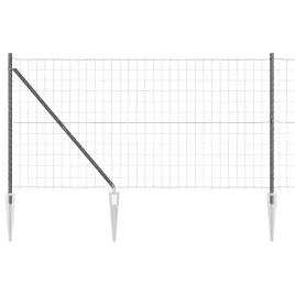 ogrodzenie-z-slupkiem-szary-14-x-10-m-stal-i-pvc