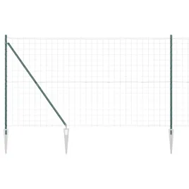 ogrodzenie-z-slupkiem-zielony-15-x-10-m-stal