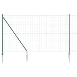 ogrodzenie-z-slupkiem-zielony-16-x-10-m-stal-i-pvc