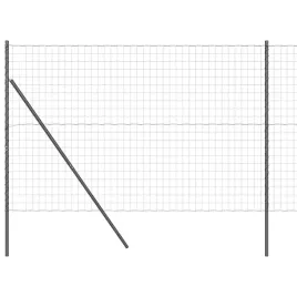 ogrodzenie-z-slupkiem-szary-15-x-10-m-stal