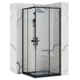 kabina-punto-black-80x80-rea-typ-drzwi-podwojne-rozsuwane