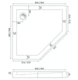 brodzik-diamond-white-80x80x5cm-rea-ksztalt-pieciokatny