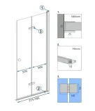 modul-kabiny-fold-n2-chrom-70-rea-ksztalt-prostokatny