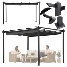 pergola-ogrodowa-tarasowa-3x4-m-metalowa-ruchome-zadaszenie-altana-szara