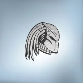 greatergreatergreater-predator-45x36-srebrny-emblemat-naklejka-logo-znaczek-zamiennik