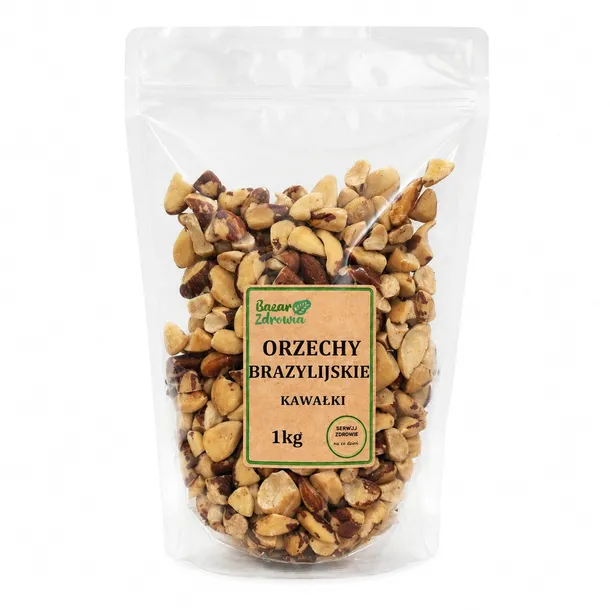 Orzechy Brazylijskie 1kg KAWAŁKI