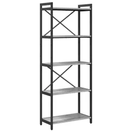 polka-na-ksiazki-szary-dab-sonoma-60-x-30-x-155-cm