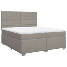 lozko-kontynentalne-z-materacem-taupe-tkanina-200x200-cm