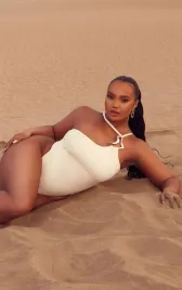 zolty-stroj-asymetryczny-jednoczesciowy-prettylittlething-xxl
