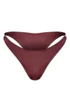 brazowy-dol-od-bikini-prettylittlething-s-wzor-dominujacy-bez-wzoru