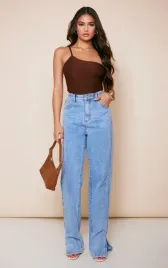 brazowe-asymetryczne-body-prettylittlething-xl