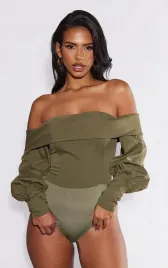 zielone-body-z-falbana-prettylittlething-xxl