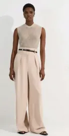 bezowe-spodnie-z-wysokim-stanem-karen-millen-s