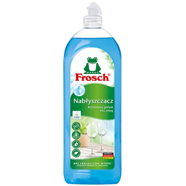 Nabłyszczacz do zmywarek Niemiecka jakość i czystość bio Frosch eko 750 ml