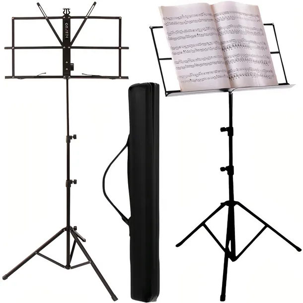 skladany-pulpit-do-nut-statyw-stojak-na-nuty-regulowany-pulpit-do-nut-czarn-stan-nowy-przeznaczenie-instrumenty-smyczkowe