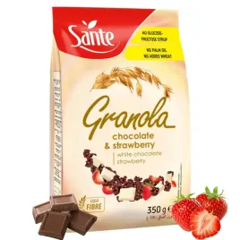 granola-sante-350g-biala-czekolada-truskawki-blonnik-bez-oleju-palmowego