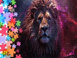 puzzle-tradycyjne-zwierzeta-lew-producent