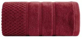 recznik-adore-50x90-czerwony-o-strukturze-krateczki-500-g-m2-eurofirany