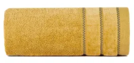 recznik-dona-30x50-musztardowy-z-welurowa-bordiura-frotte-500-g-m2