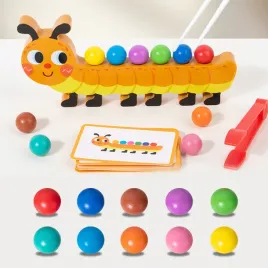 drewniana-ukladanka-kuleczki-montessori-sorter-zwierzatko-gasienica