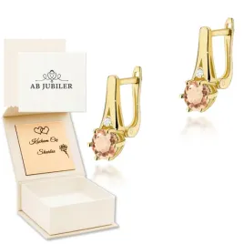 zlote-kolczyki-585-morganit-i-diamenty-angielskie-elegancki-prezent