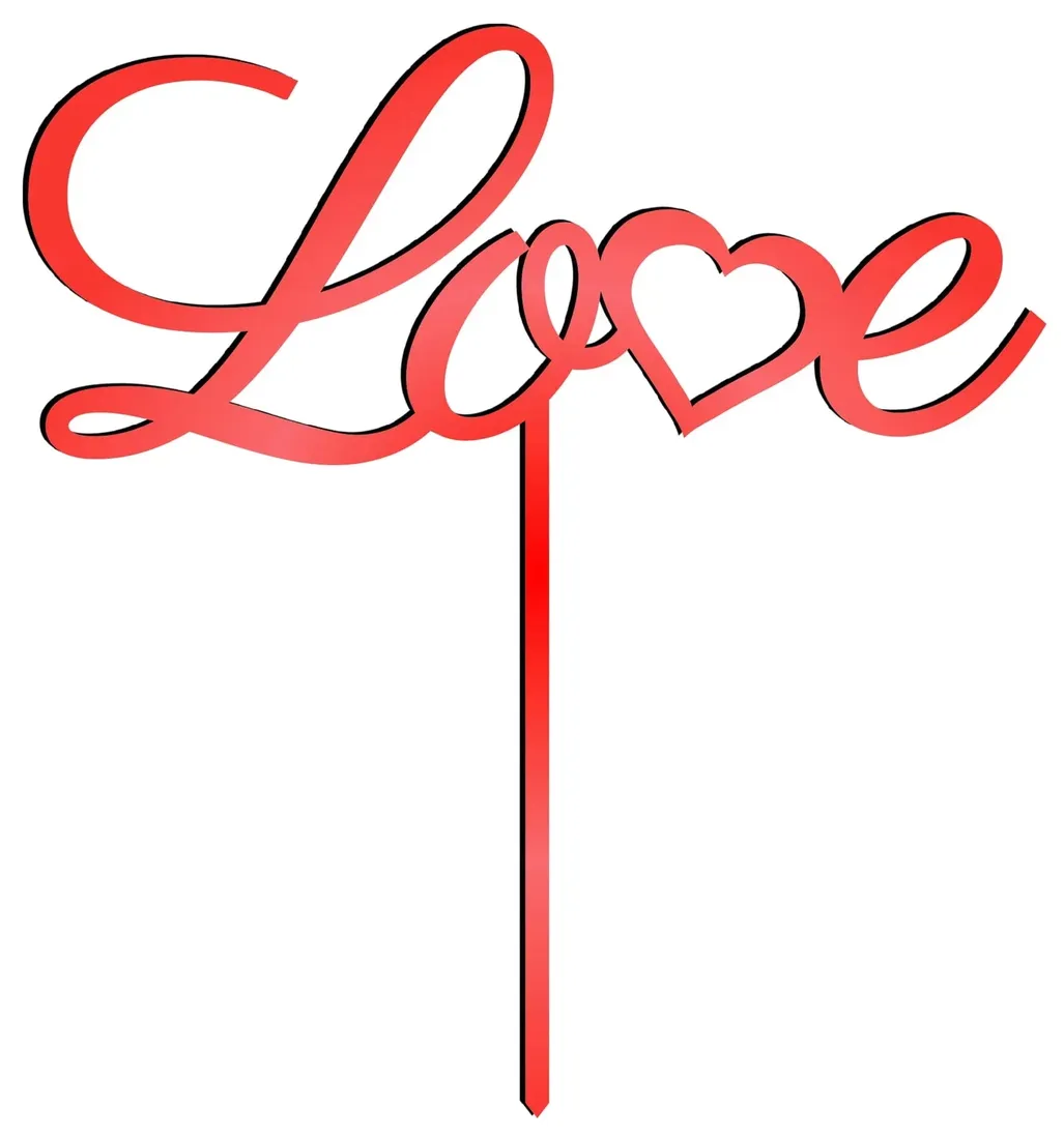 topper-love-walentynki-plexi-czerwone