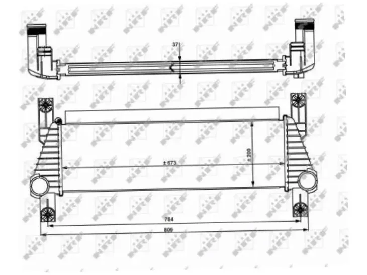 intercooler-ford-ranger-2-2-waga-z-opakowaniem-11-kg