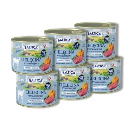 6pack-baltica-smaki-regionow-cielecina-185g-monobialkowa-karma-mokra-dla
