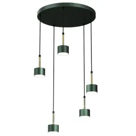 milagro-lampa-wiszaca-arena-green-gold-5xgx53