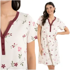 koszula-nocna-damska-krotki-rekaw-w-kwiatki-wygodna-pizama-moraj-4xl