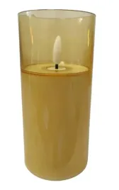 swieca-led-imitacja-plomienia-w-brazowej-obudowie