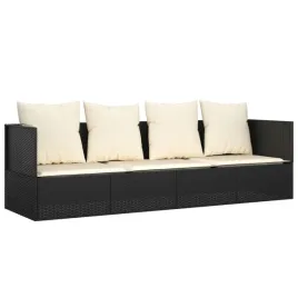 lezanka-rattanowa-z-poduszkami-czarny-203x58x56cm